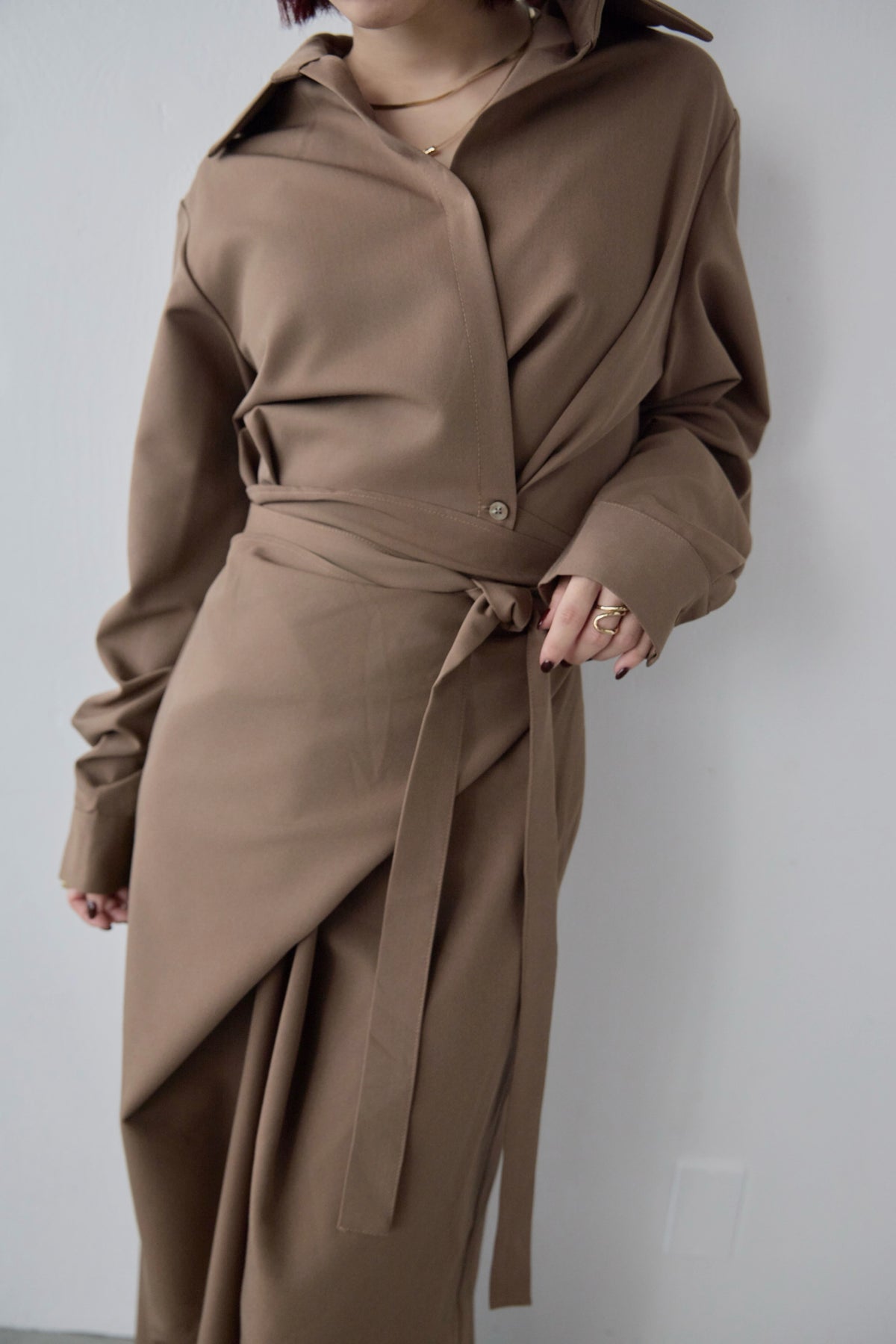 Wrap Shirt Dress