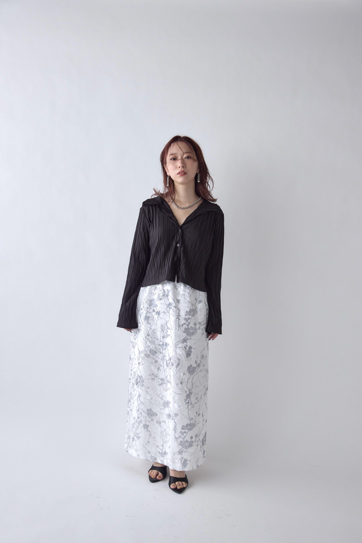 Striped Pleated Shirt
