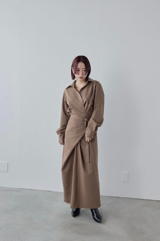 Wrap Shirt Dress