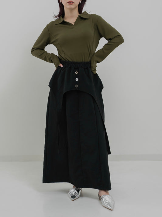 Two-line Collared Shirt