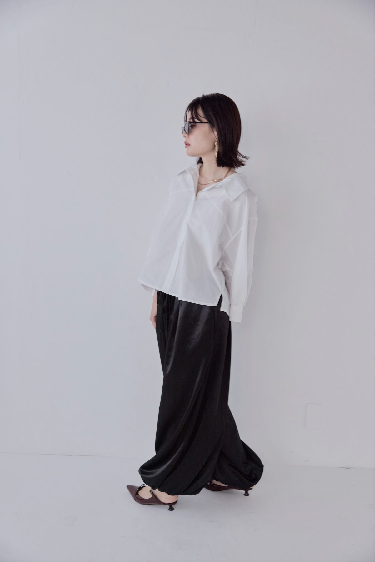 Asymmetric Flare Shirt