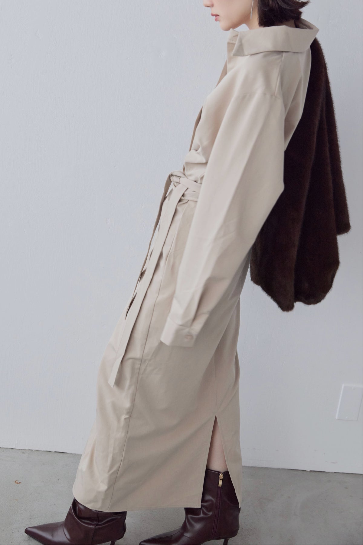 Wrap Shirt Dress