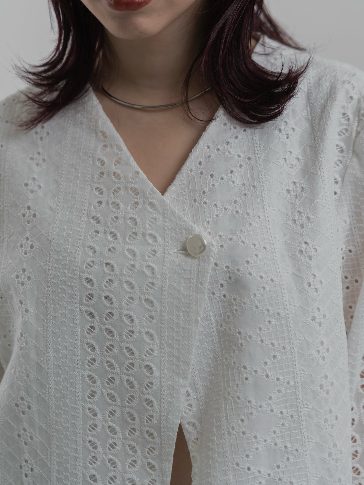 Embroidered lace jacket