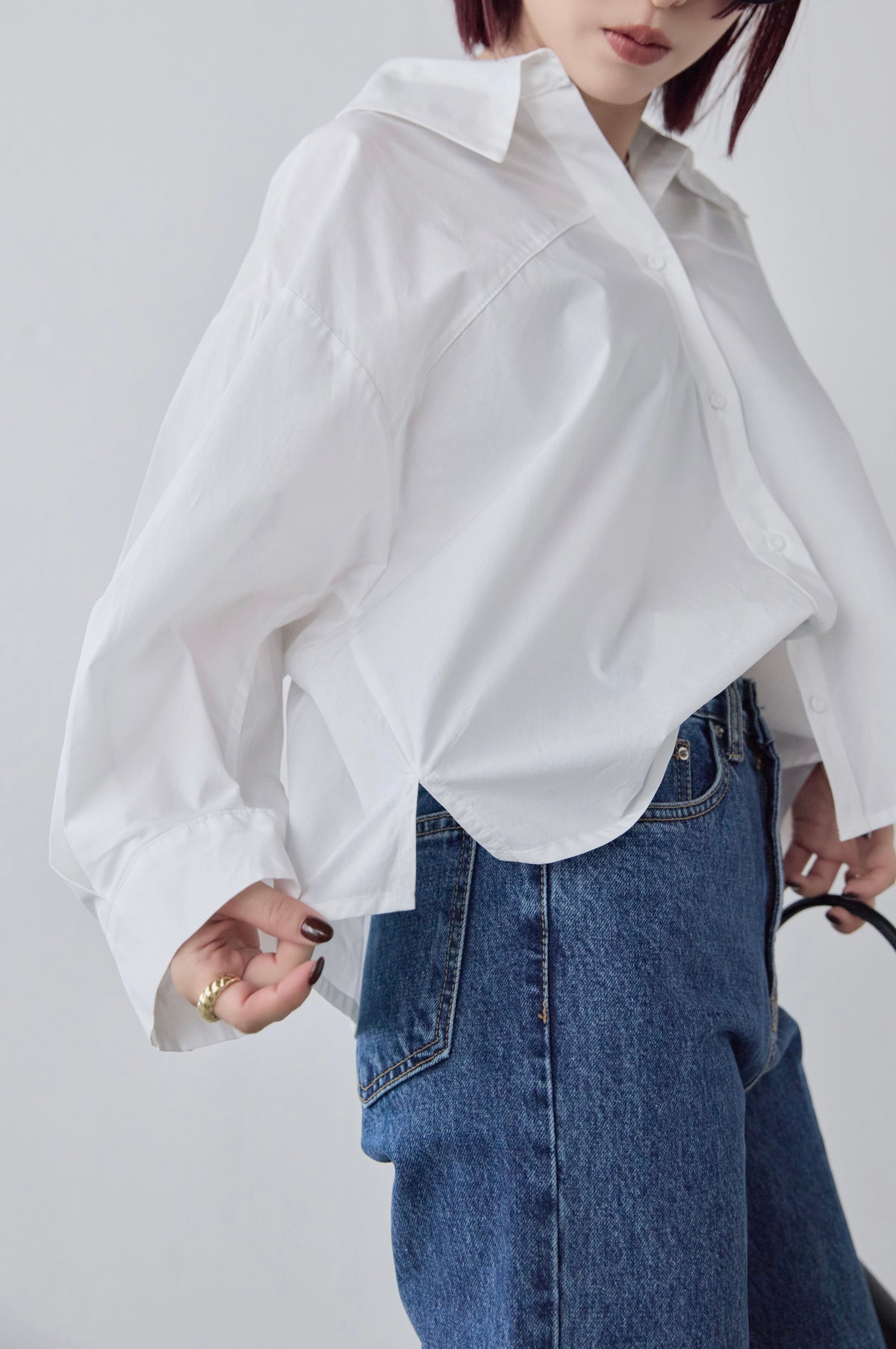 Asymmetric Flare Shirt