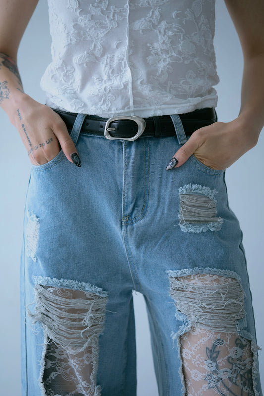 Silver Curve Belt