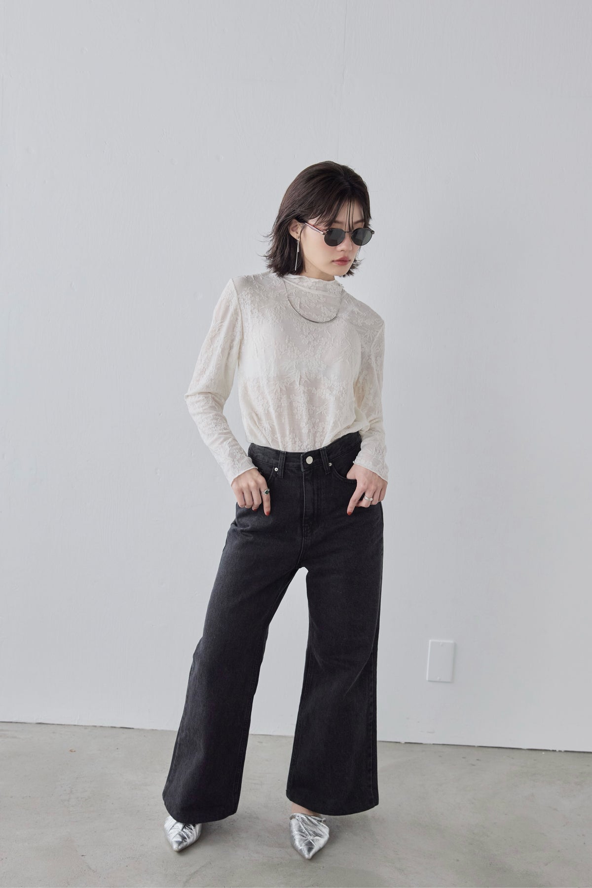 Sheer Lace Top