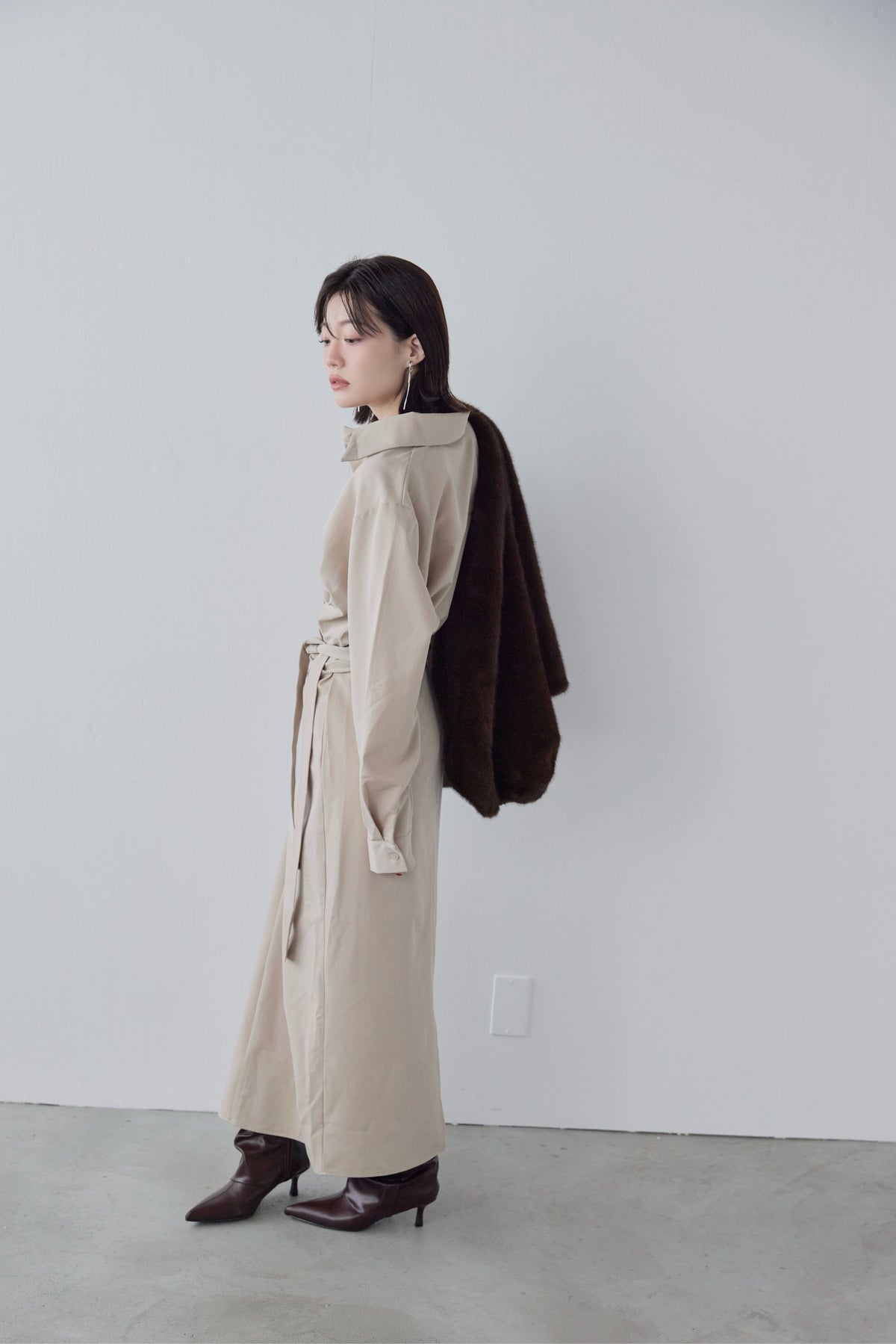 Wrap Shirt Dress