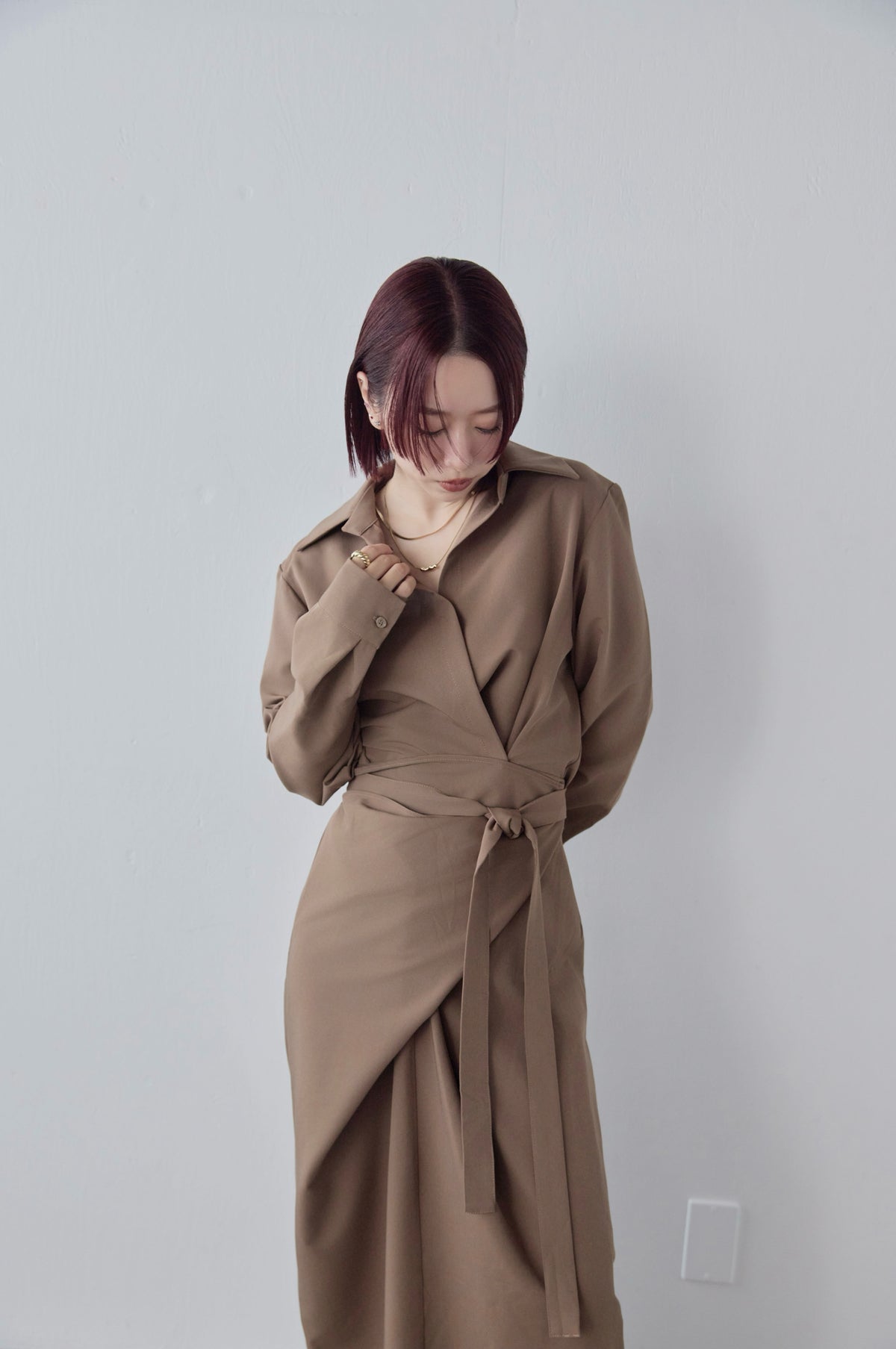 Wrap Shirt Dress