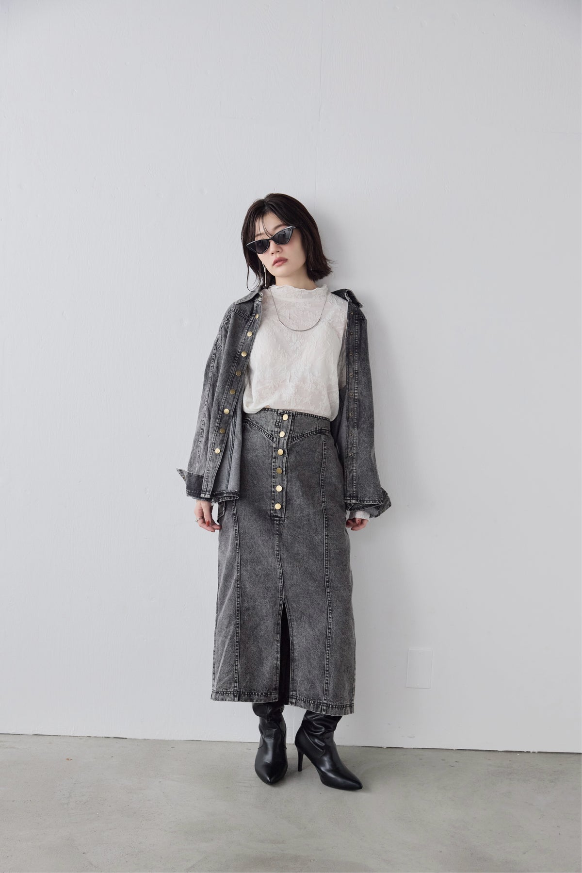 Vintage-Style Denim Set