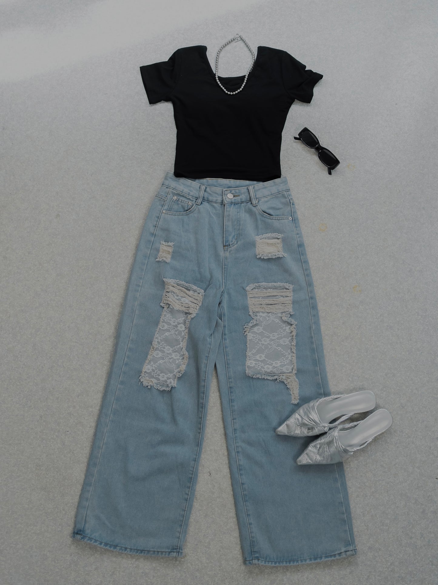 Padded Cropped T-shirt　