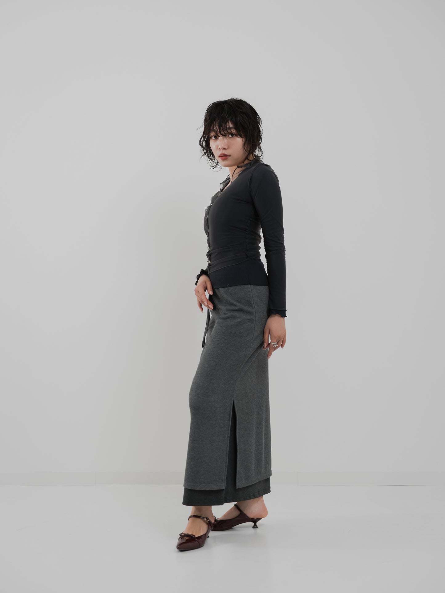 Double Layer Long Skirt