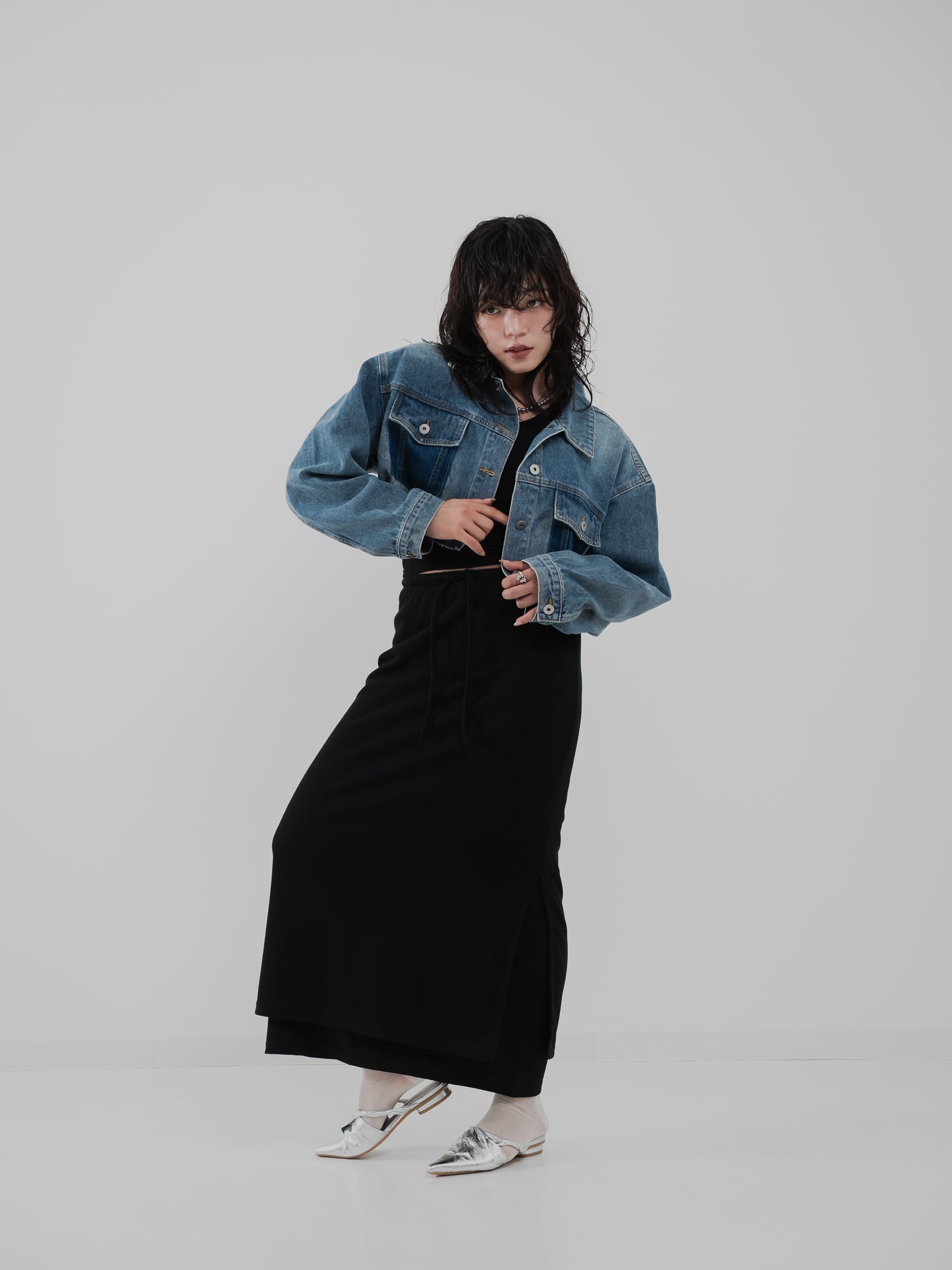 Double Layer Long Skirt