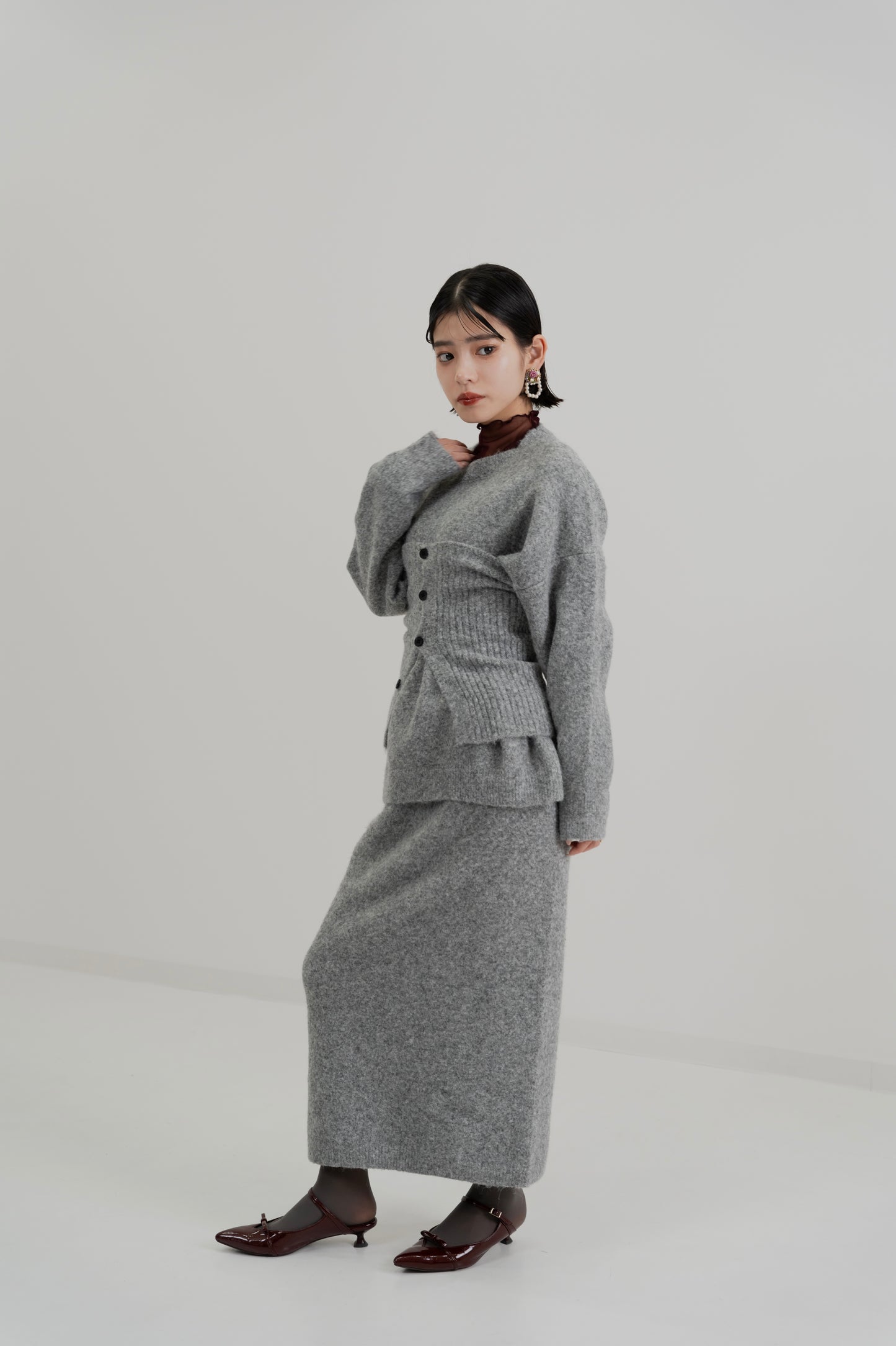 Modern Snood Knit Set – 3 Piece