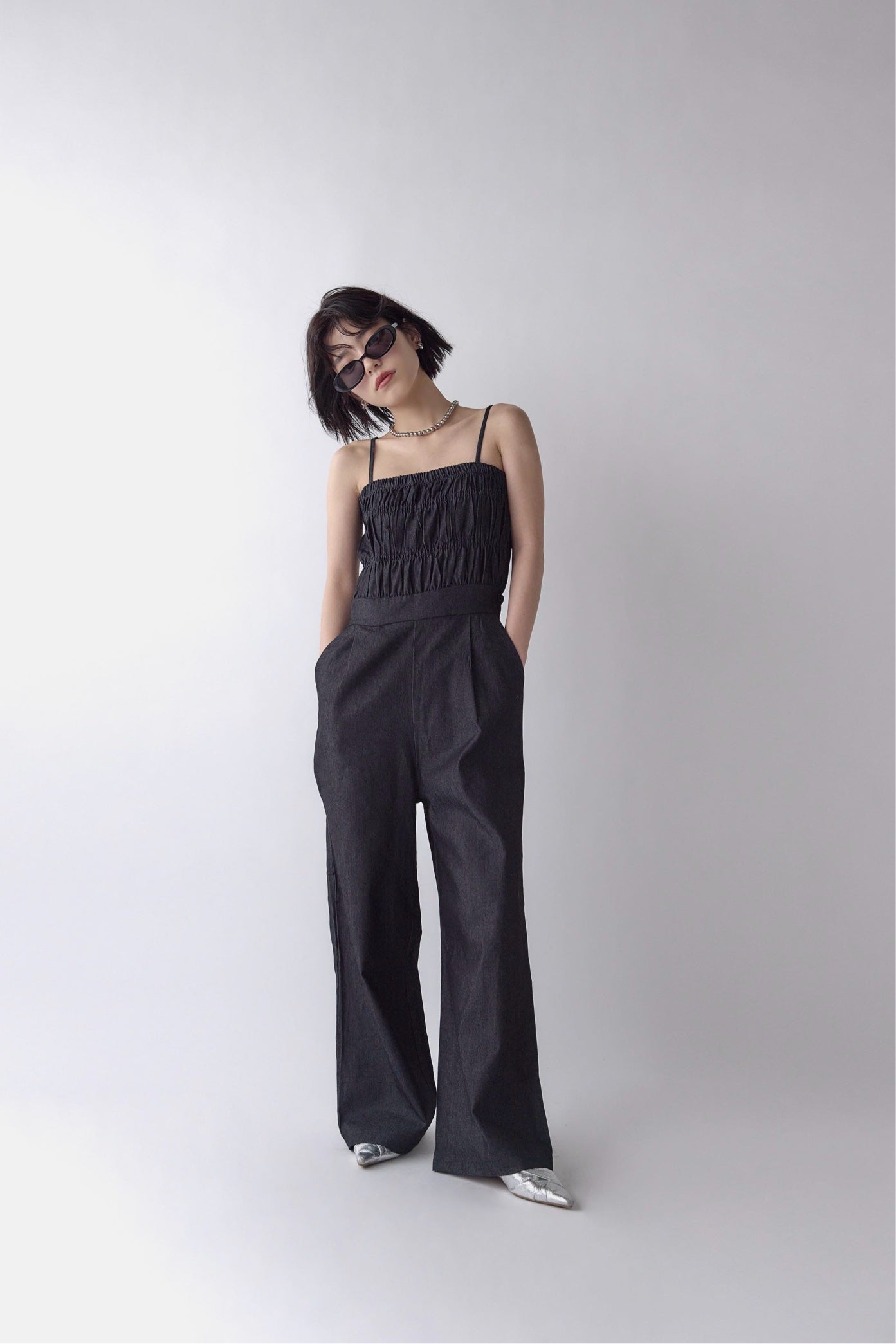 Denim Cami All-in-one
