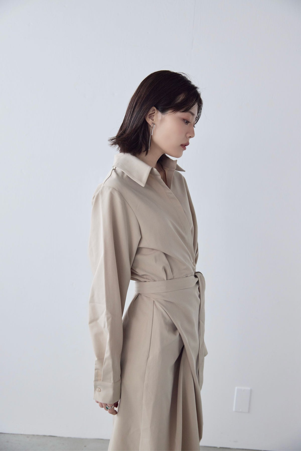 Wrap Shirt Dress