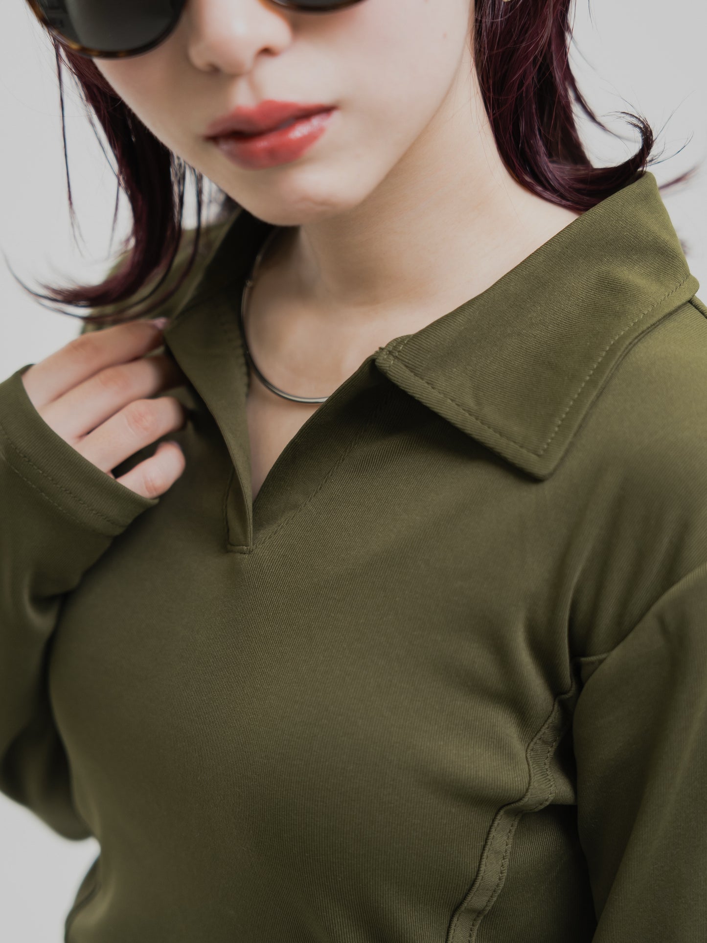 Two-line Collared Shirt