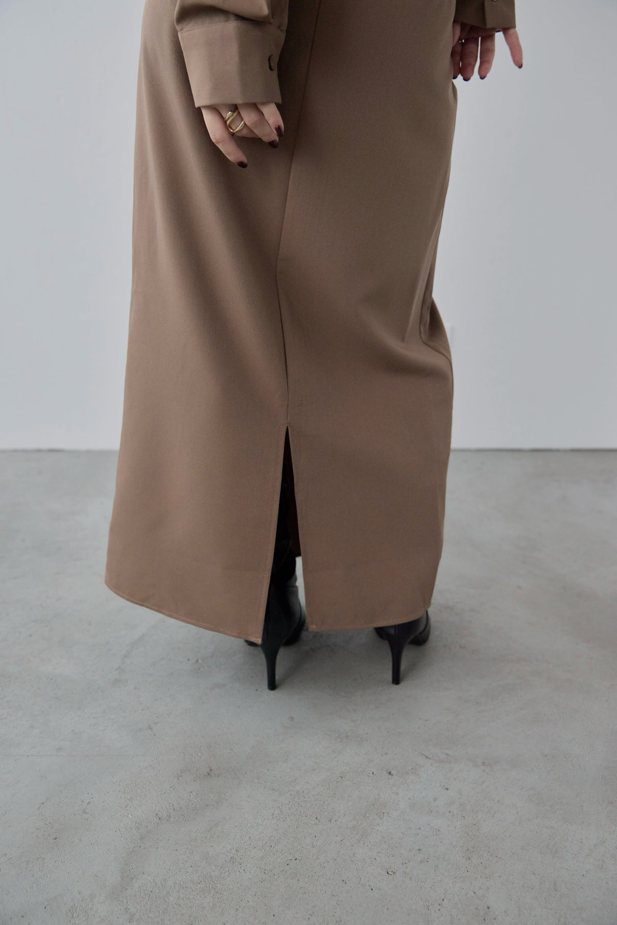 Wrap Shirt Dress