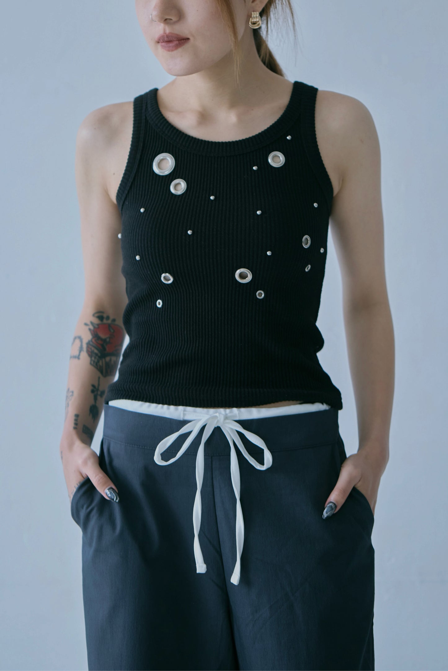 Perforated Design Tanktop