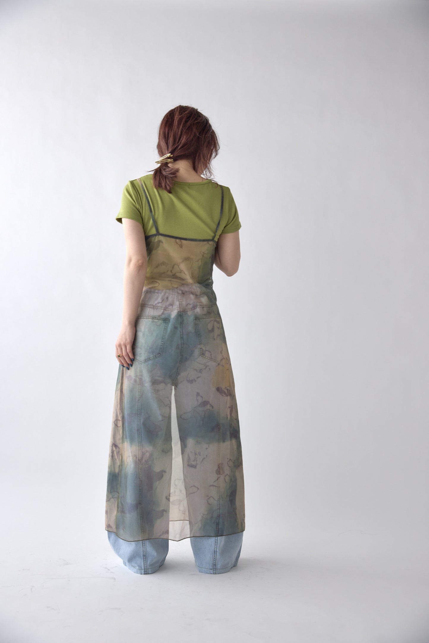 Layered Marble Cami Dress