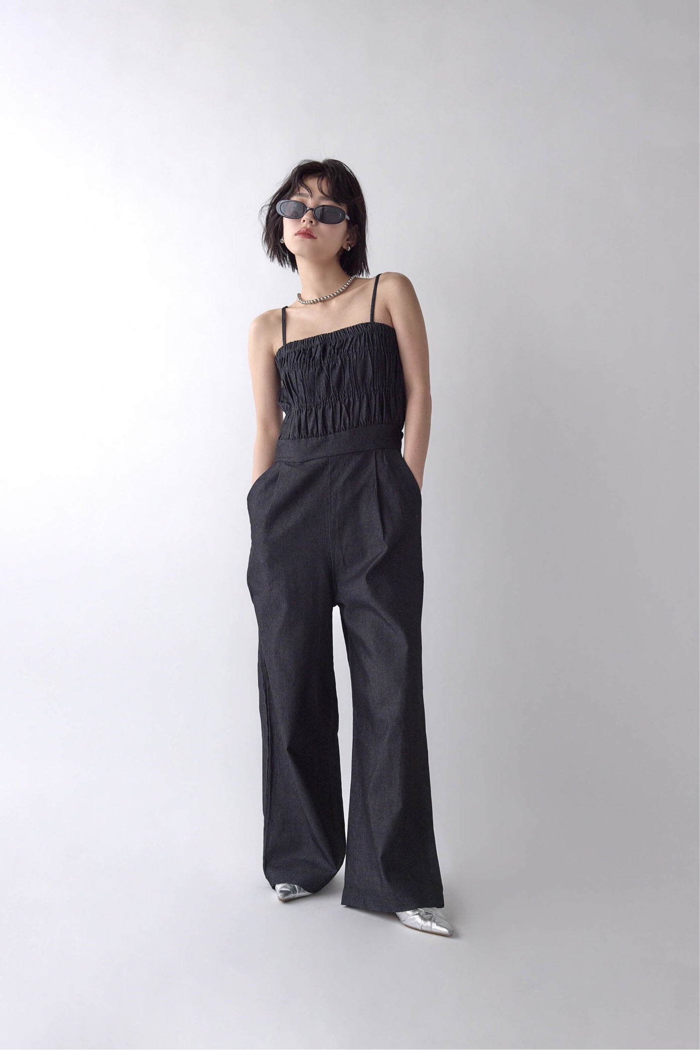 Denim Cami All-in-one
