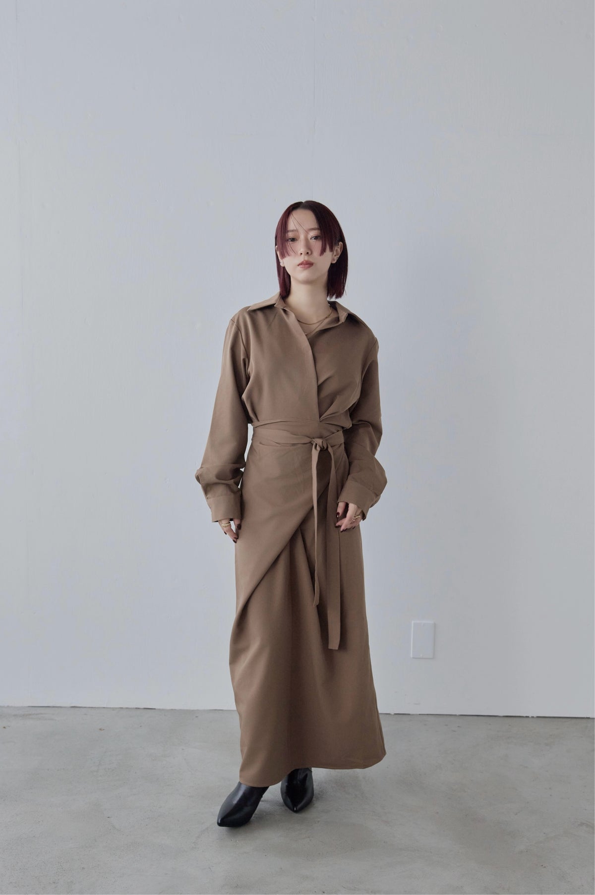 Wrap Shirt Dress