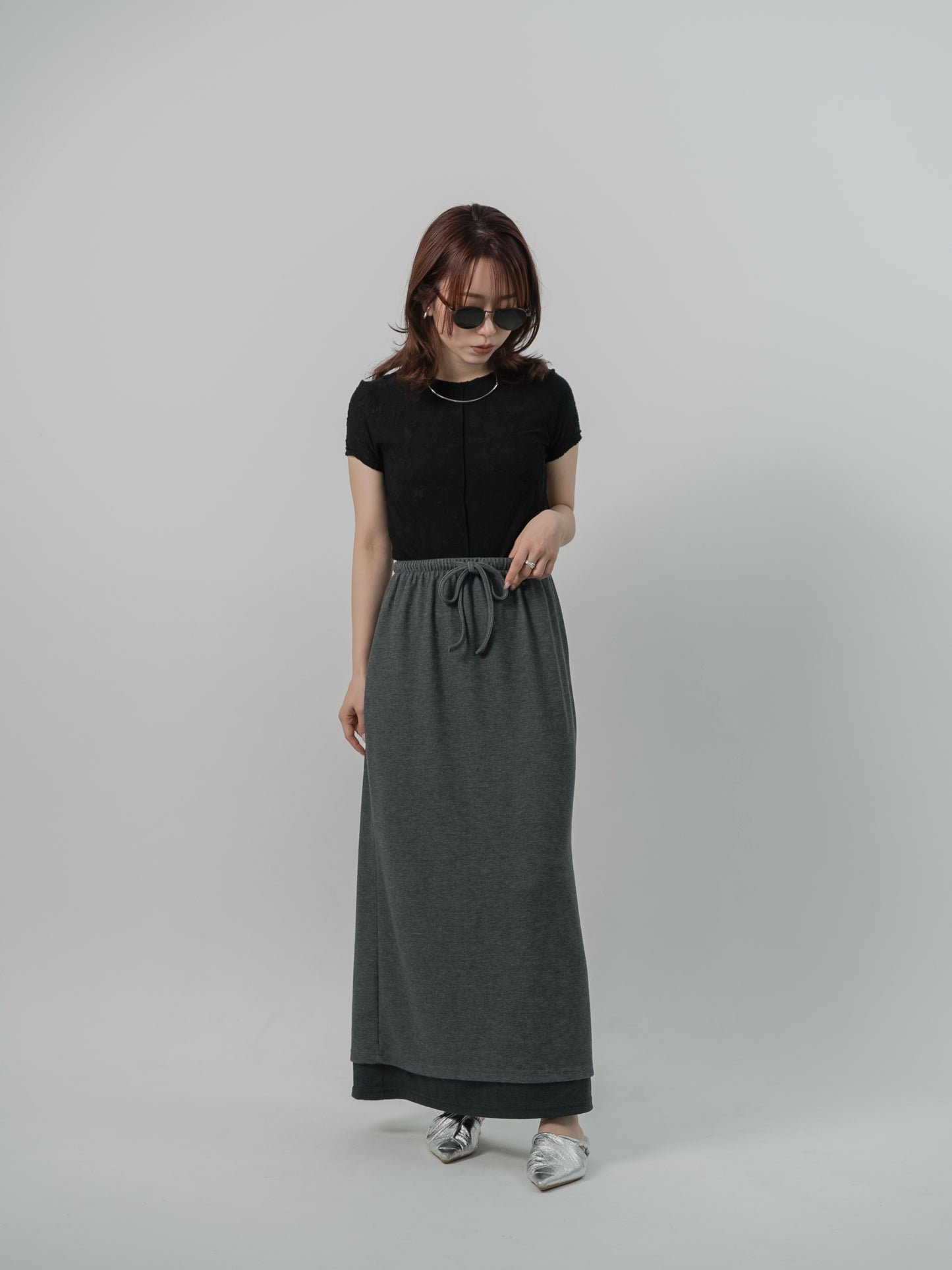 Double Layer Long Skirt