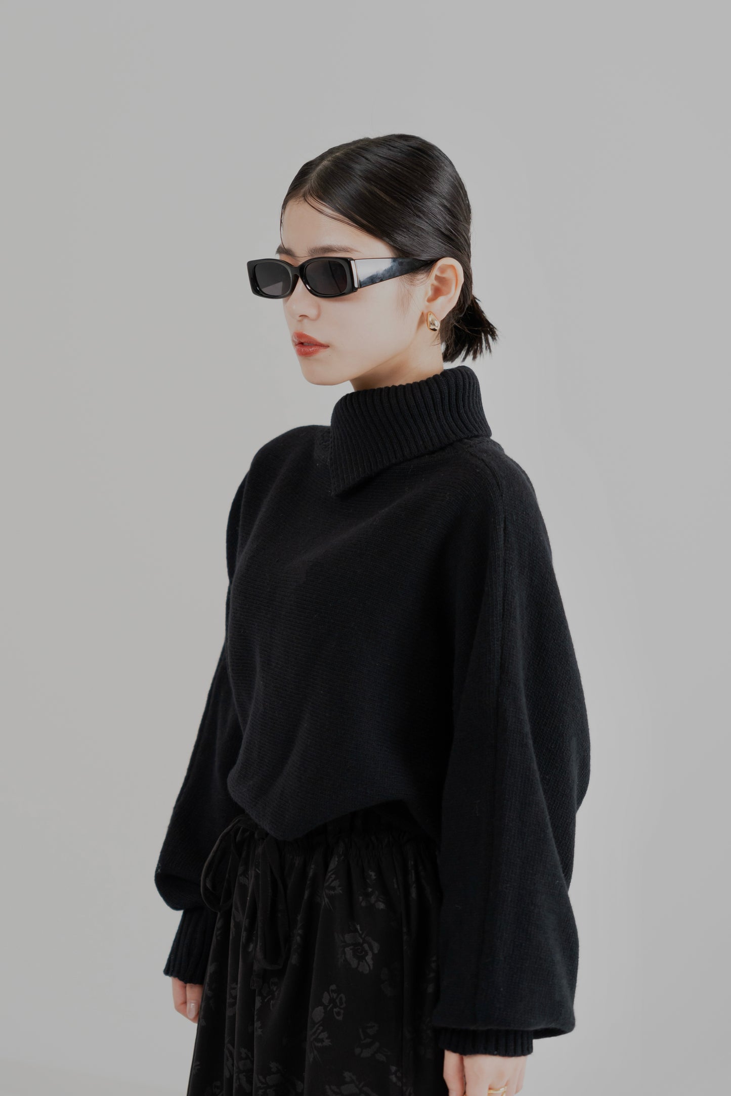 Turtleneck Crop Knit
