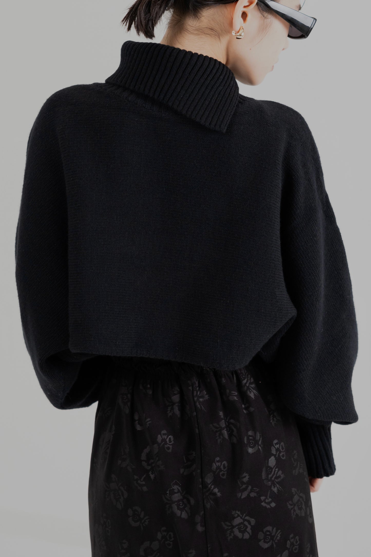 Turtleneck Crop Knit