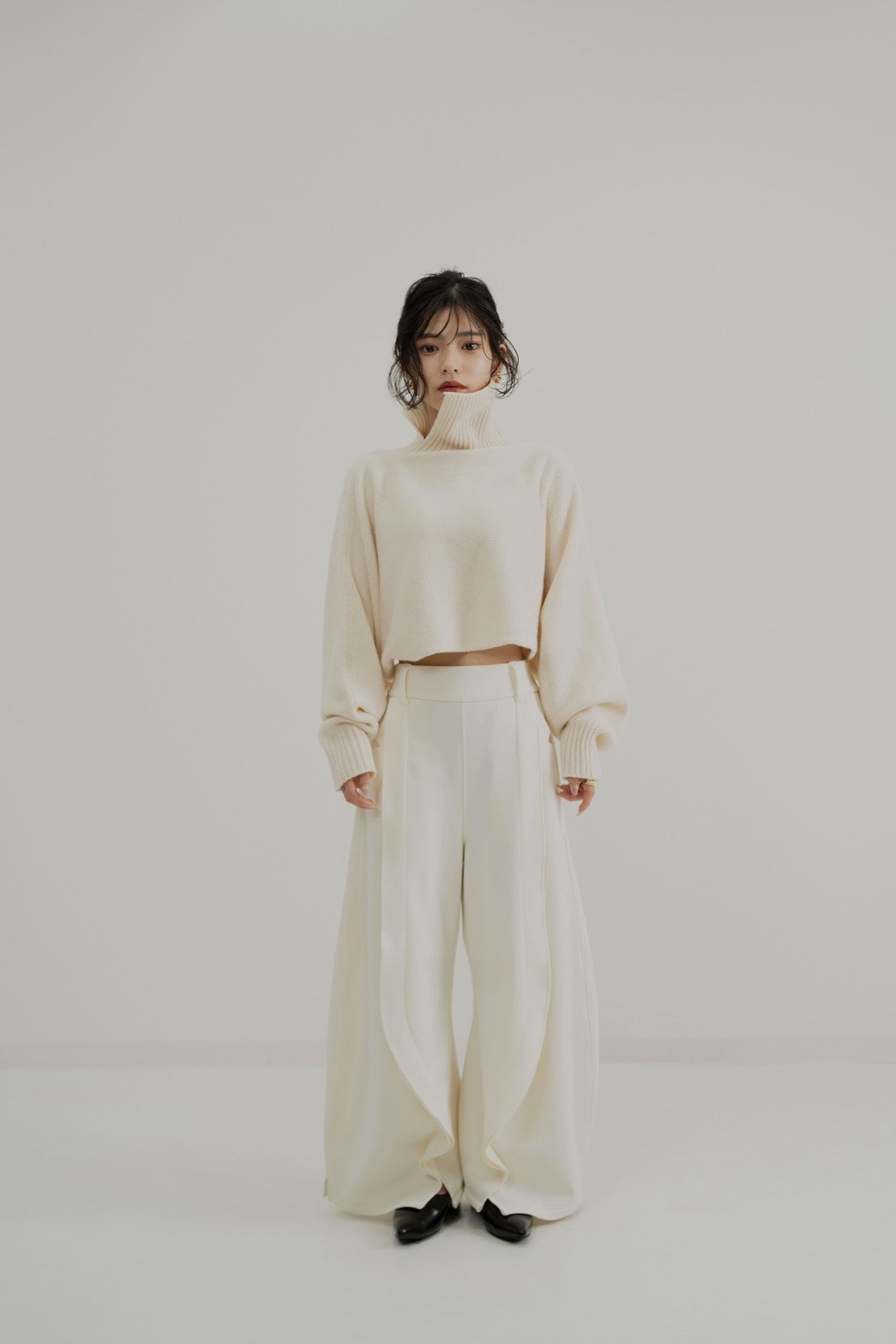 Turtleneck Crop Knit