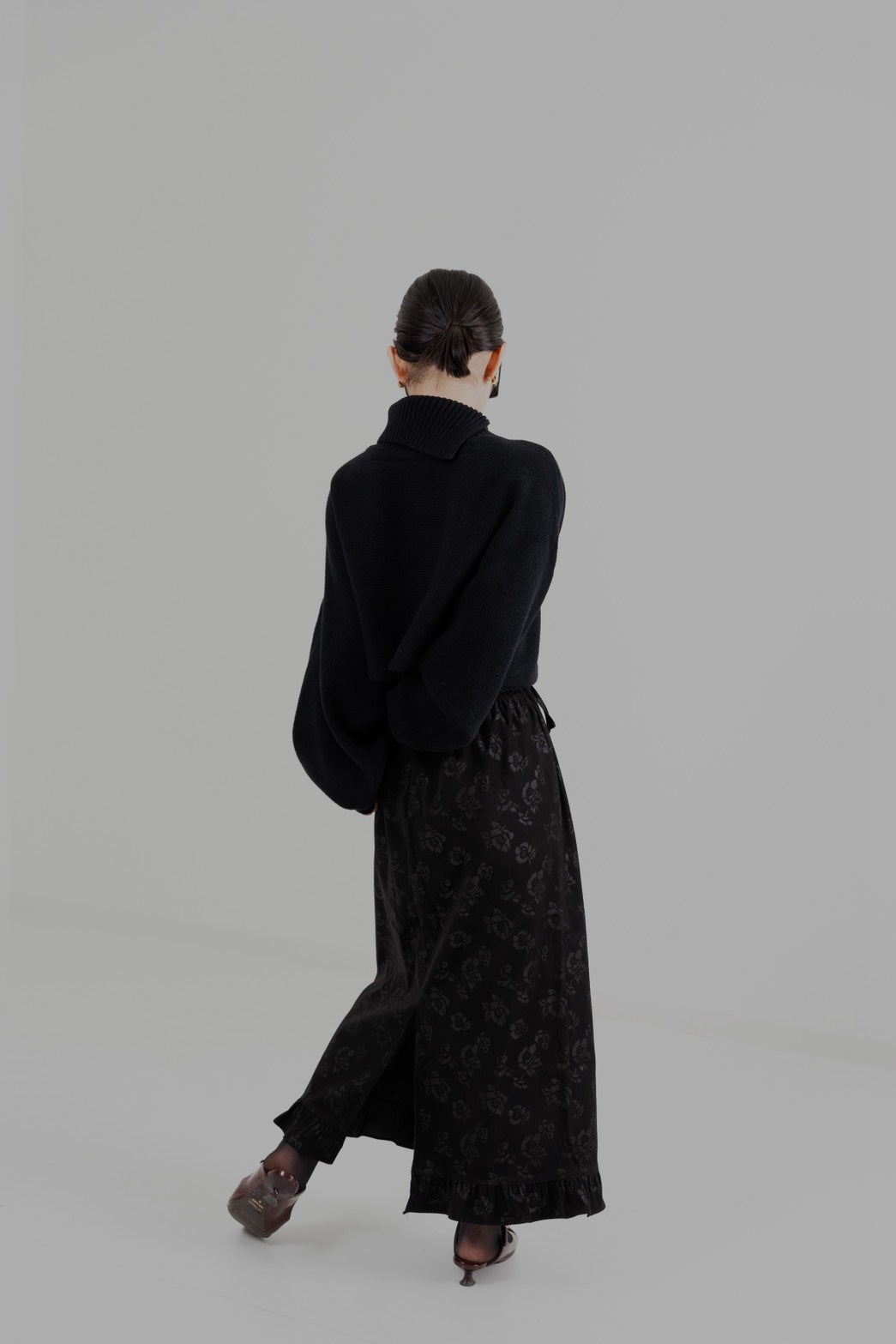 Turtleneck Crop Knit