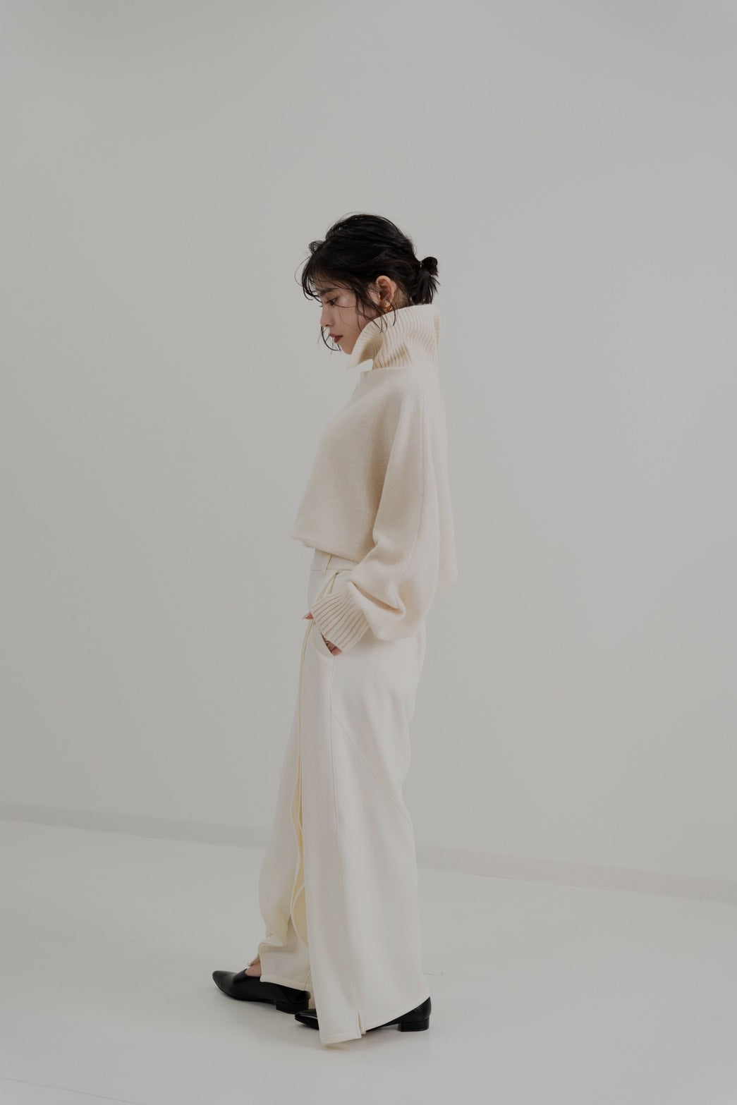 Turtleneck Crop Knit